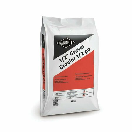 KING PACKAGED MATERIALS Gravel 1/2 Inch 30kg 13071030